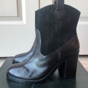 Ralph Lauren black ankle boots